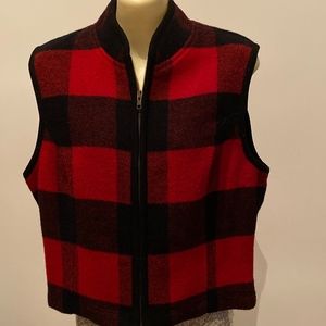 VINTAGE LIMITED AMERICA BUFFALO CHECK VEST